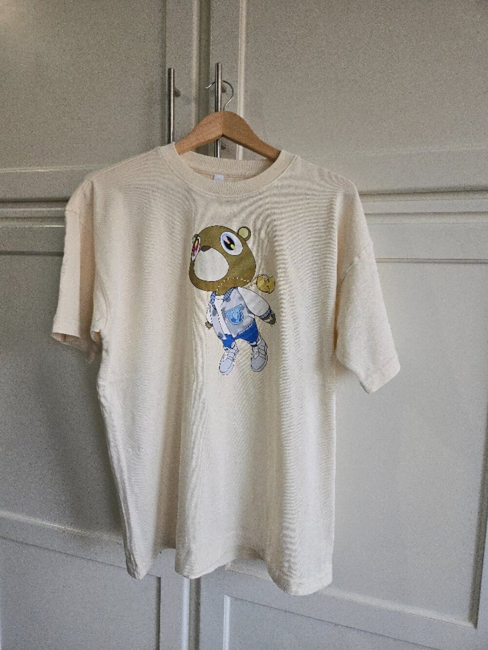 Kanye West Graduation Tshirt w/ Wu-Tang Necklace Hip Hop Rap Tee Yeezy Ye